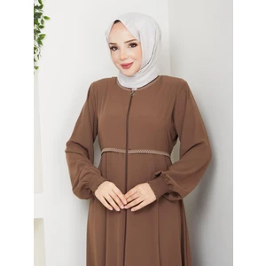 Gündelik Hac ve Umrelik Nakışlı Mevlana Ferace