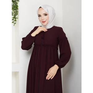 Gündelik Hac ve Umrelik Büzgülü Bağcıklı Ferace