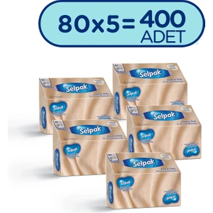 El ve Yüz Havlusu Kutulu Kaşmir Özlü 5*80 Yaprak