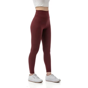 Butik İncebelli Kadın Yüksek Bel Modal Kumaş Tayt Bordo