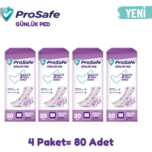 Günlük Ped Extra Uzun 20'li X4
