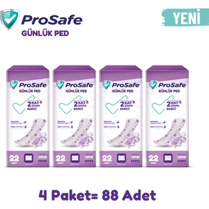 Günlük Ped Uzun 22'li X4