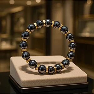 By Altınsoy Premium Hematit Taşı Bileklik