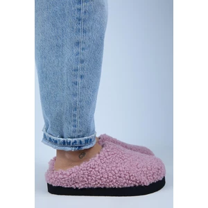 (Orlina) Kadın Tedy Sabo Platform Pembe Terlik