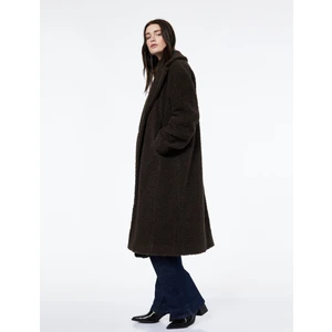 x Şahika Ercümen - Sherpa Kaban Oversize Cepli