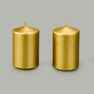 2'li Baton Mum - Gold - 5x7 cm