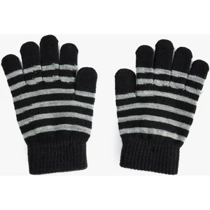 Triko Çizgili Eldiven