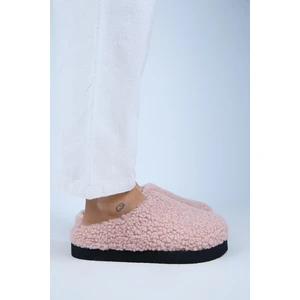 (Orlina) Kadın Tedy Sabo Platform Pudra Terlik