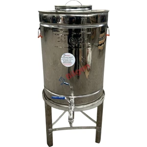 50L Zeytinyağı Tankı – 304 Paslanmaz Çelik Krom