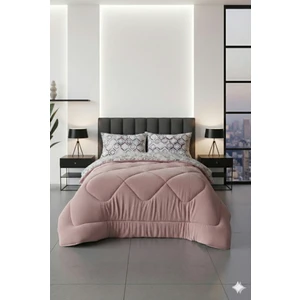 Diamond Lüx Wellsoft Çift Kişilik Çift Taraflı Yorgan + Yastık Kılıfı, Uyku, Çeyiz Seti