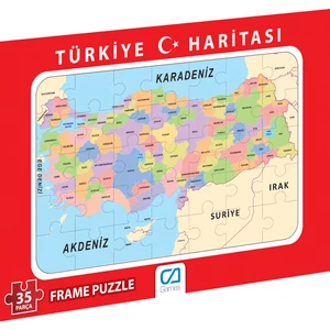 Ca Games Türkiye Haritası Frame Puzzle - 35 Parça