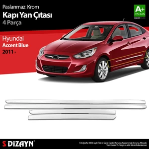 Hyundai Accent Blue Krom Kapı Yan Çıtası 2011-2017