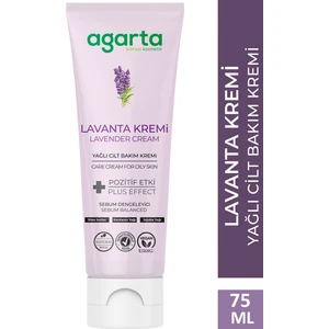 Doğal Lavanta El ve Vücut Bakım Kremi - Besleyici, Nemlendirici ve Sebum Dengeleyici, 75 ml