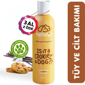 Organik Köpek Banyo Şampuanı Cookie - Yavru Ve Hassas Ciltli Köpeklere Uygun - Tüy Bakımı Ürünleri