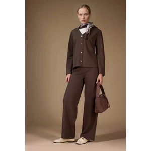 Wide Leg Düz Paça Pike Pantolon E9912AX25AU