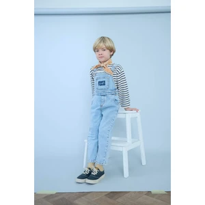 Etiket Baskılı Jean Tulum Erkek Bebek F3781A525AU