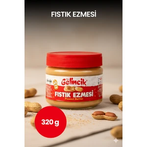 Şekerli Fıstık Ezmesi Kavanoz 320 gr