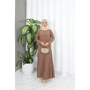 Eteği Piliseli Sade Tunik Takım