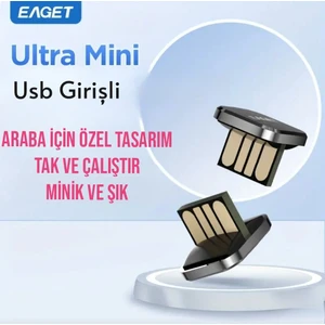 32Gb. Minik Usb Flash Bellek Metal Şık Araç İçin Mükemmel Uyum Usb Girişli Tüm Cihazlara Uygun Orjinal Sağlam