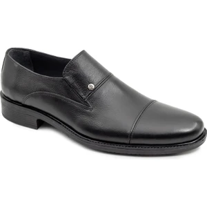 Lancet Hakiki Deri Siyah Erkek Klasik Ayakkabı