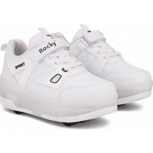 Çocuk Patenli Işıklı Tekerlekli Spor Ayakkabı & Rahat Tekerlekli Paten Kaykay Ayakkabı 4 Teker