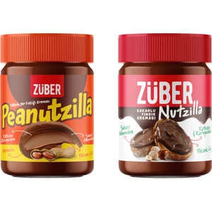 Peanutzilla Kakaolu Fıstık Kreması + Nutzilla Fındık Kreması