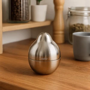 Elvis 2'li Paslanmaz Çelik Tuzluk ve Biberlik Seti