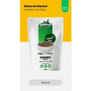 Diyet Market Karabiber (Öğütülmüş) 200GR
