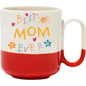 baskigo.com Baskıgo Best Mom Ever Pro Kupa- Hediye Seramik Kupa
