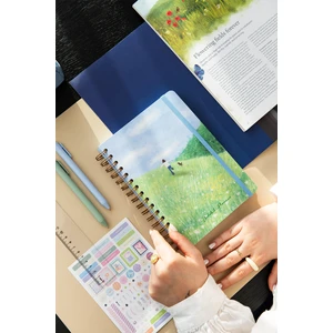 A5 Spiralli Süresiz Planlayıcı Ajanda - Manzara