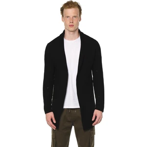 Erkek Oversize Uzun Triko Hırka – Çıtçıtlı, Cepli, Yumuşak Dokulu Rahat Fit 6380