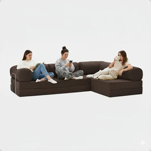 300X200 Teddy Serisi Köşe Açık Uzanma Modüler Koltuk | Yıkanabilir Corduroy Kumaş | Çok Fonksiyonlu Yer Yatağıyeny Fitilli Kadife | Köşe Koltuk | 160X160 Köşe Takımı | Modüler Köşe Takımı