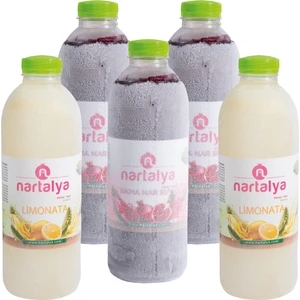 Sıkma Nar Suyu (3 Adet 950 ml) ve Nartalya Limonata (2 Adet 900 ml)