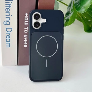 Apple iPhone 17 Uyumlu Kılıf Zebana Elista M-Safe Silikon Kılıf Siyah