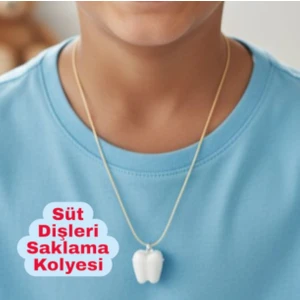 Süt Dişi Saklamak Için Hatıra Kolyesi - 1 Adet