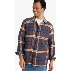 Regular Fit Flanel Uzun Kollu Gömlek G4322AX25WN