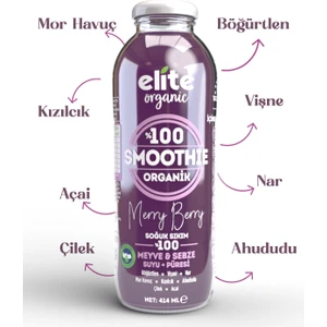 Elite Naturel Organik Smoothıe Merry Berry 414 Ml