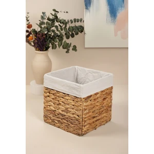 Avantage Home Allegra - Hasır Iç Korumalı Katlanır Kulplu Çok Amaçlı, Organizer, Düzenleyici Sepet 25X25