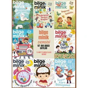Bilge Minik 8 Adet Dergi (97-98-99-100-101-102-103-104. Sayılar)