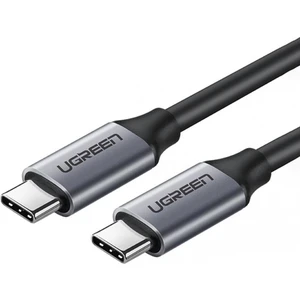 UGREEN USB-C 60W Thunderbolt USB3.1 GEN1 3A QC PD Hızlı Şarj Kablosu, 1.5 m, Siyah, 50751