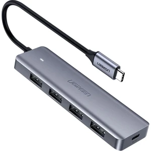 UGREEN USB-C USB 3.0 4 Port USB Hub Çoklayıcı, Gri, 70336
