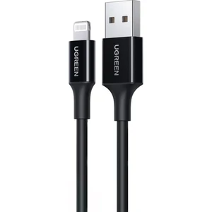 UGREEN Lightning - USB-A MFi Sertifikalı İphone Hızlı Şarj Kablosu, 2 m, Siyah, 80823