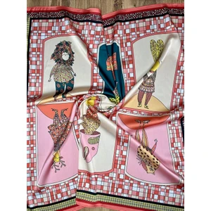 Scarf Masal Somon Fular 70*70 cm