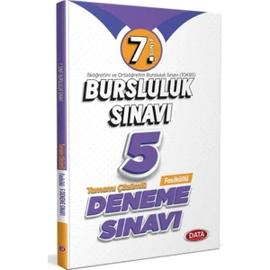 Data Yayınları 7. Sınıf Bursluluk Tamamı Çözümlü 5 Deneme Sınavı