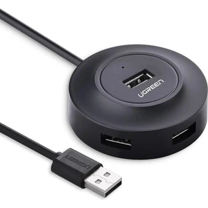 UGREEN 4 Portlu USB 2.0 Hub Çoklayıcı, Siyah, 20277