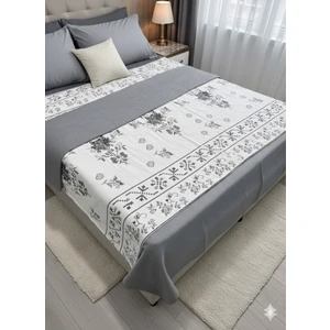 Fugoconcept Premium Baskılı Pike Seti (Çarşaf/pike/2 Yastık Kılıfı) | %100 Pamuk