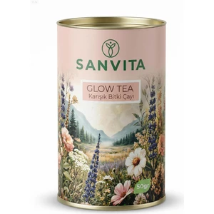 Sanvıta Glow – Moringa, Hibiskus, Kuşburnu ve Çilek Karışımı | Güzellik ve Işıltı Çayı 50 gr