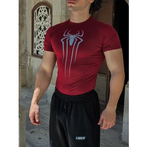 Spider - Compression T-Shirt (Bordo)