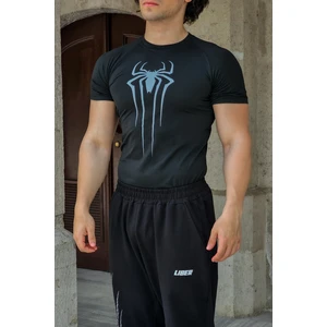 Spider - Compression T-Shirt (Siyah)