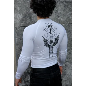 Valhalla - Uzun Kollu Compression T-Shirt (Beyaz)